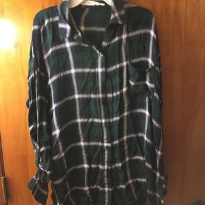 Plaid Button-Down